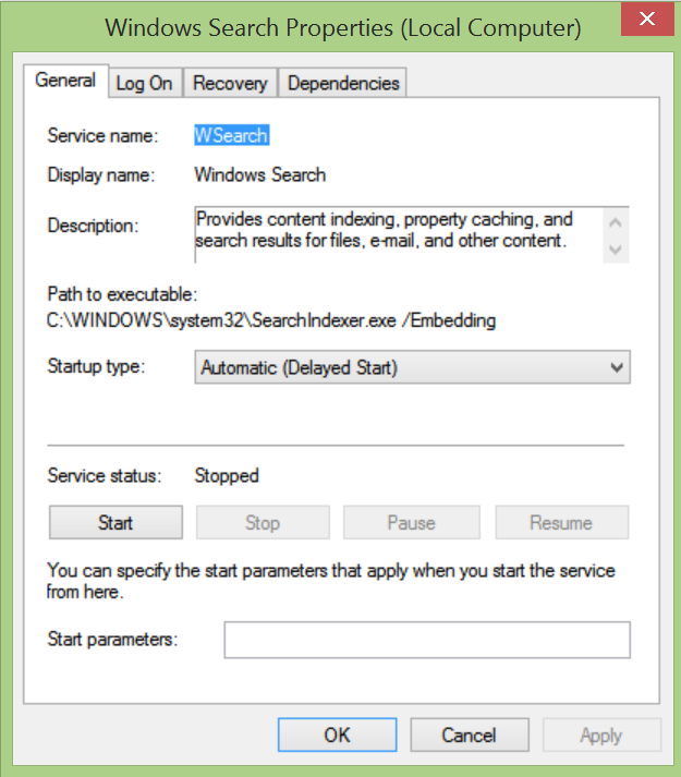 Windows Search Properties